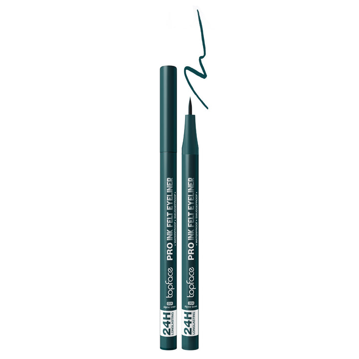 topface Pro Ink Felt Eyeliner Waterproof - 1ml | توب فيس قلم كحل برو إن فيلت - 1مل