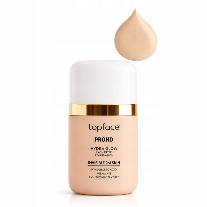 topface PROHD Hydra Glow Easy Drop Foundation - 30g | توب فيس فاونديشن هيدرا جلو إيزي دروب - 30غ
