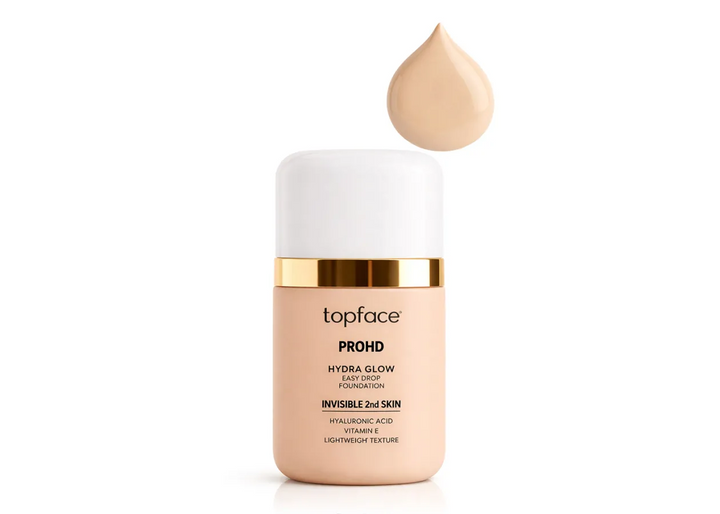topface PROHD Hydra Glow Easy Drop Foundation - 30g | توب فيس فاونديشن هيدرا جلو إيزي دروب - 30غ