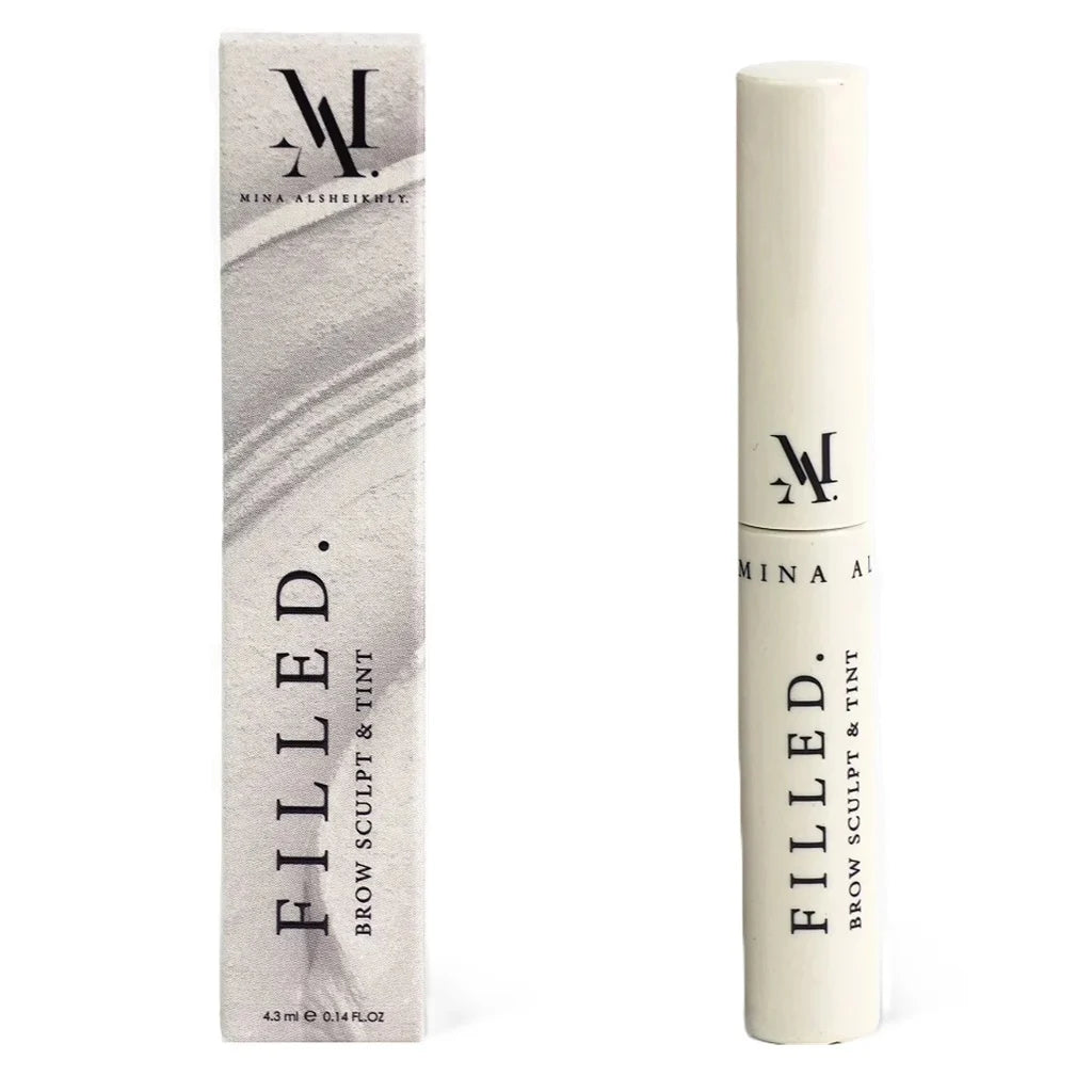 Mina Al Sheikhly Filled Brow Sculpt & Tint - 4.3ml | مينا الشيخلي جل تحديد و تصفيف الحواجب - 4.3 مل