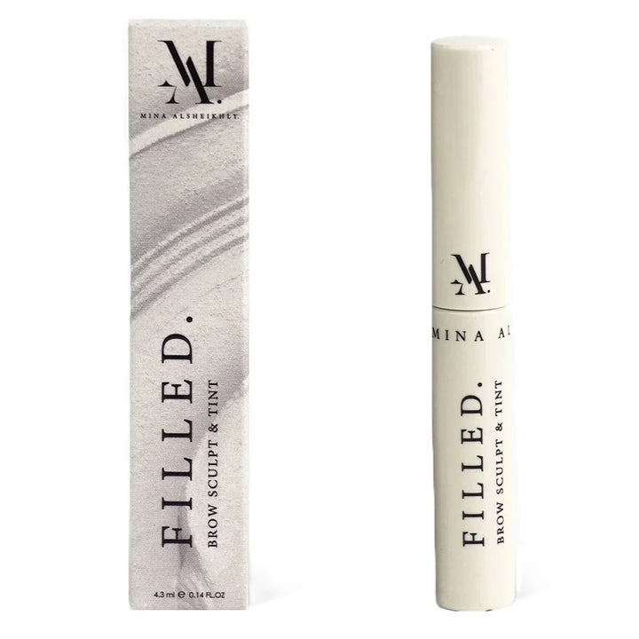 Mina Al Sheikhly Filled Brow Sculpt & Tint - 4.3ml | مينا الشيخلي جل تحديد و تصفيف الحواجب - 4.3 مل