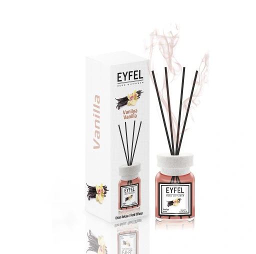 EYFEL Vanilya Reed Diffuser - 120ml | ايفل معطر أعواد بالفانيليا – 120 مل