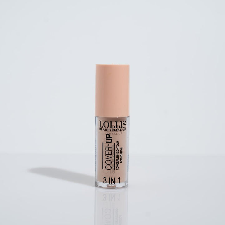 LOLLIS Cover -Up Concealer Contour Foundation - 5.5ml | لوليس كريم أساس وكونسيلر وكونتور - 5.5 مل
