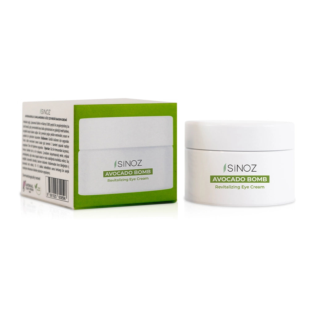 Sinoz Avokado Bomb Eye Cream - 15ml | سينوز كريم حول العين بخلاصة الافوكادو - 15 مل