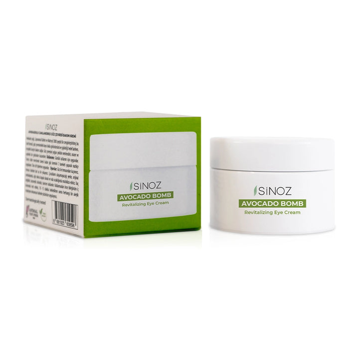 Sinoz Avokado Bomb Eye Cream - 15ml | سينوز كريم حول العين بخلاصة الافوكادو - 15 مل