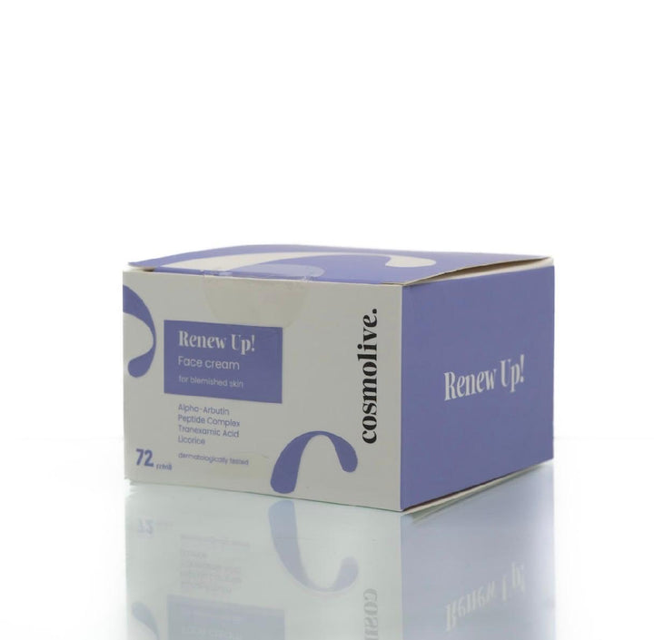 cosmolive Renew Up Face Cream For Blemished Skin - 50ml | كوزمو لايف كريم لمكافحة التصبغات - 50 مل