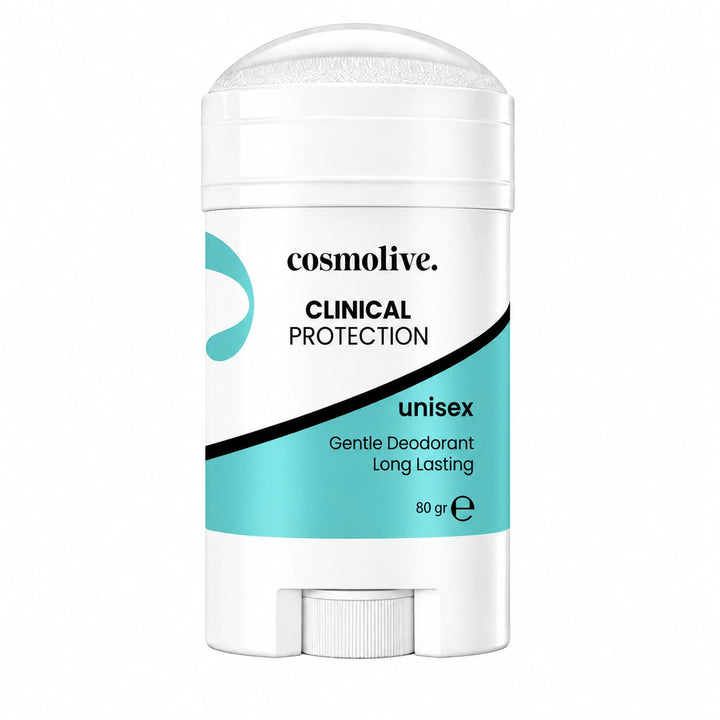cosmolive Clinical Protection Unisex Gentle Deodorant Long Lasting - 80g | كوزمولايف مزيل تعرق ستيك للجنسين - 80 غ
