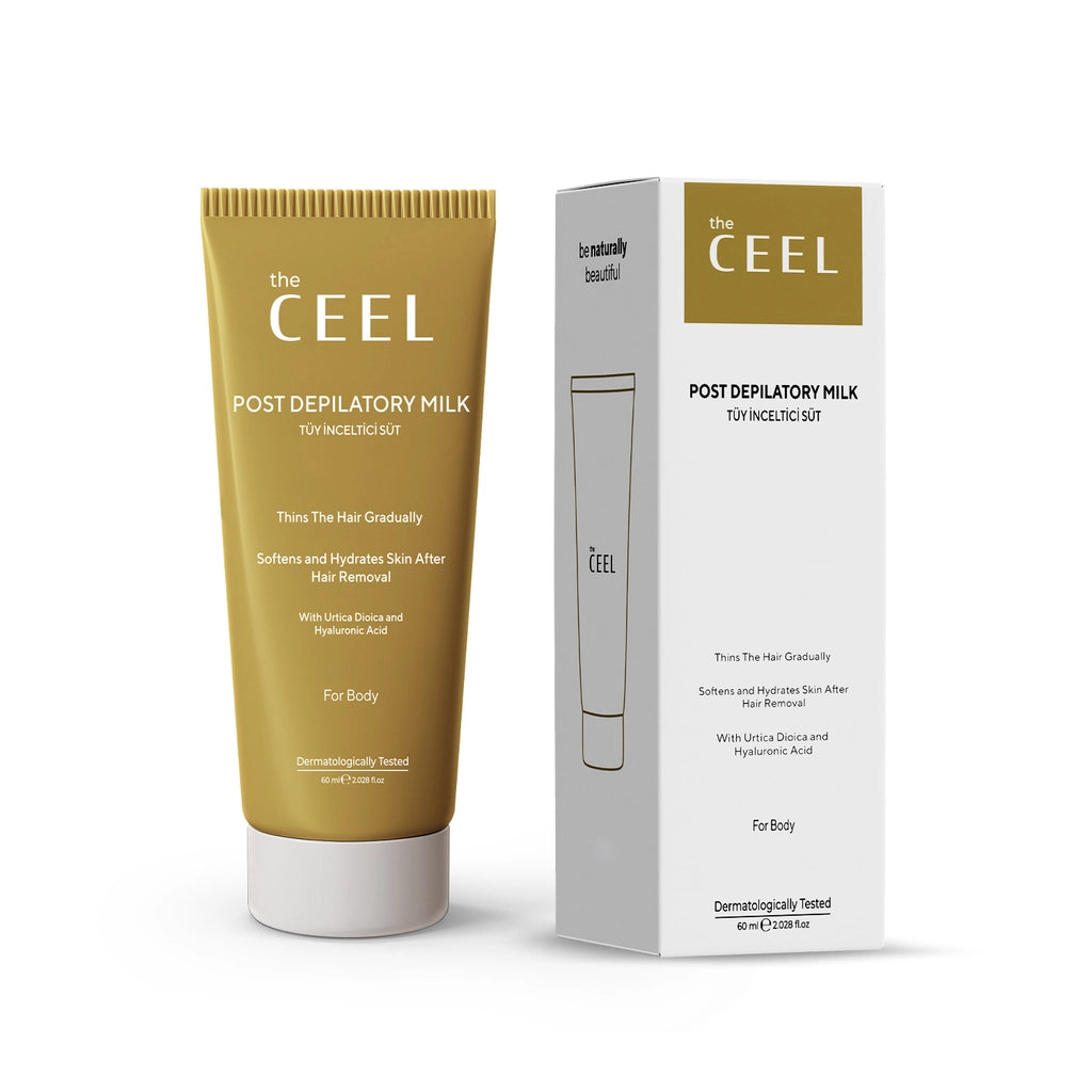 the CEEL Post Depilatory Milk For Body - 60ml | ذا سيل حليب للجسم بعد ازالة الشعر - 60 مل