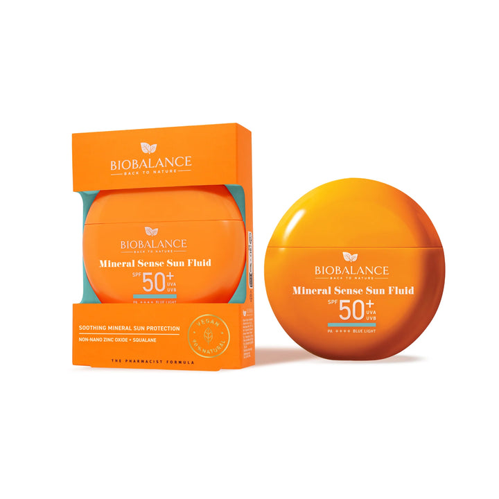 Bio Balance Mineral Sense Sun Fluid SPF 50+ - 40ml | بايو بالانس واقي شمسي معدني -40 مل