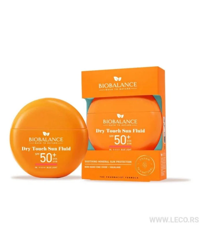 Bio Balance Dry Touch Sun Fluid SPF 50+ - 40ml | بايوبالانس واقي شمسي دراي تاتش - 40 مل