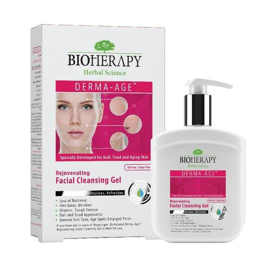 Bio Balance Derma-Age Facial Cleansing Gel - 250ml | بايو بالانس غسول  للبشرة ومجدد للخلايا خالي من العطور والسلفات - 250 مل