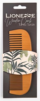 Tarko Lionesse Peach Wood Comb | تاركو مشط خشبي للشعر