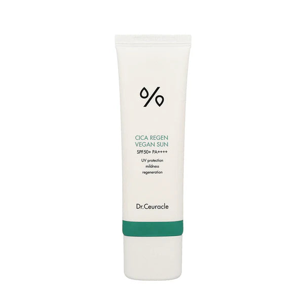Dr.Ceuracle Cica Regen Vegan Sun Spf50 - 50ml | دكتور سيراكل كريم واقي شمسي نباتي - 50 مل