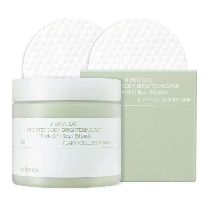 celimax Ji.Woo.Gae One Step Body Brightening Pad - 60pads | سيليماكس شرائح قطنية تفتيح الجسم - 60 قطعة