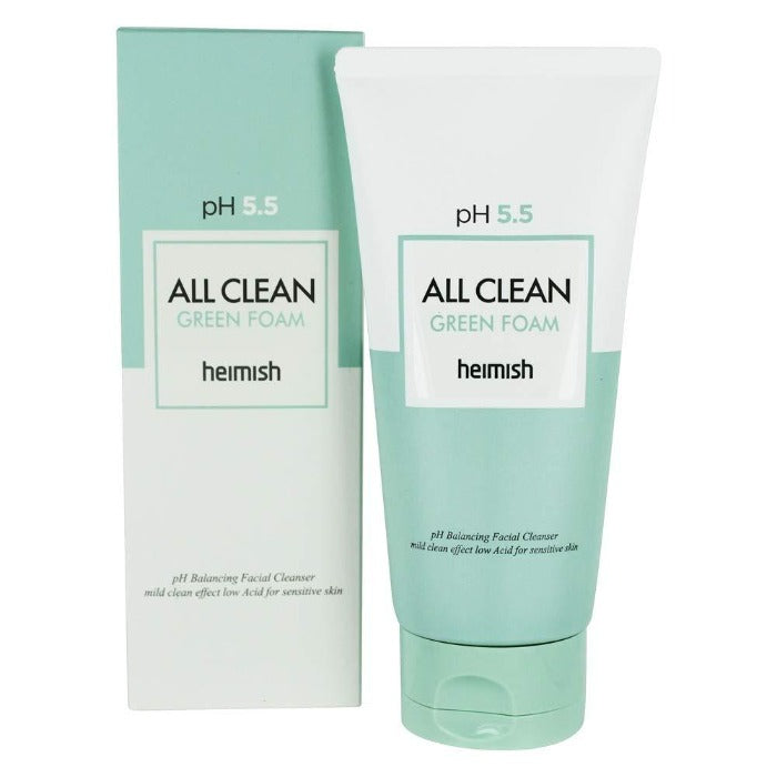 heimish All Clean Green Foam - 150g | هيميش أول كلين غرين فوم – غسول رغوي منظف للبشرة  - 150 غرام