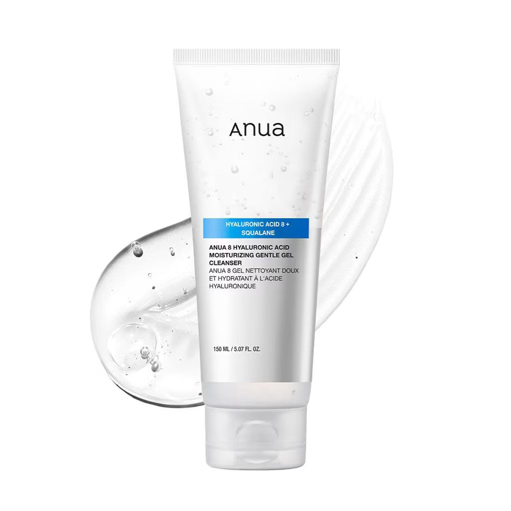 Anua 8 Hyaluronic Acid Moisturizing Gentle Gel Cleanser - 150ml | أنوا غسول جل مرطب للوجه بالهيالورونيك اسيد - 150 مل