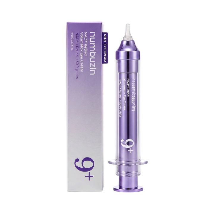 Numbuzin No.9 NAD+ Retinol Volumetox Eye Cream - 10ml | نمبوزين رقم 9 كريم تحت العين NAD+ ريتينول فوليوم توكس - 10 مل