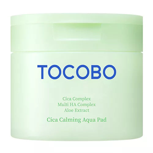 TOCOBO Cica Calming Aqua Pad - 60PCS | توكوبو تونر بادز مسحات مهدئة للبشرة - 60 قطعة