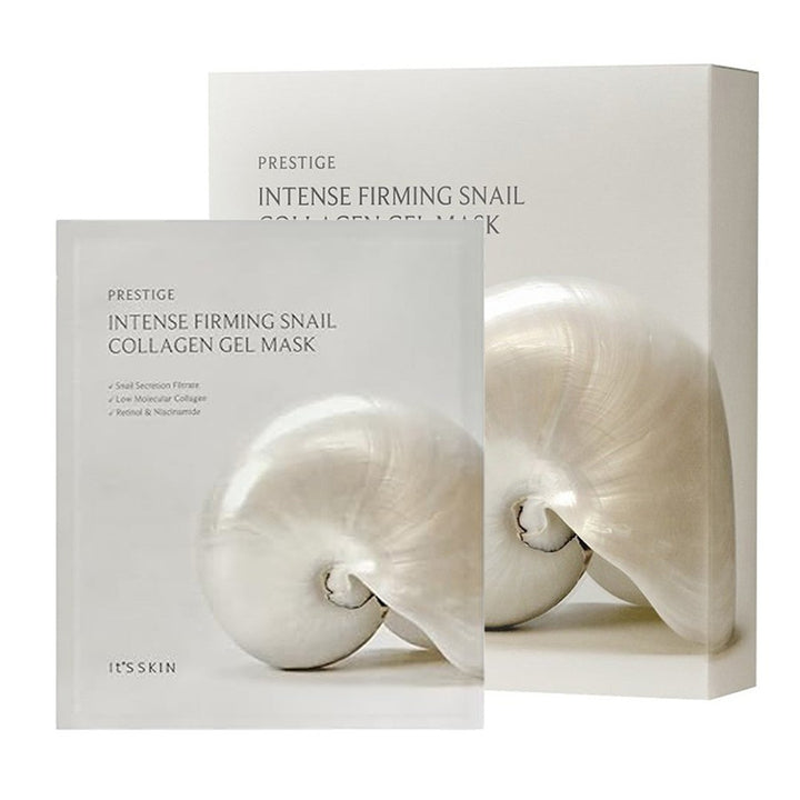 It’S SKIN - Prestige Intense Firming Snail Collagen Gel Mask Set - 30g| قناع الوجه الجلّي المكثف -30غرام