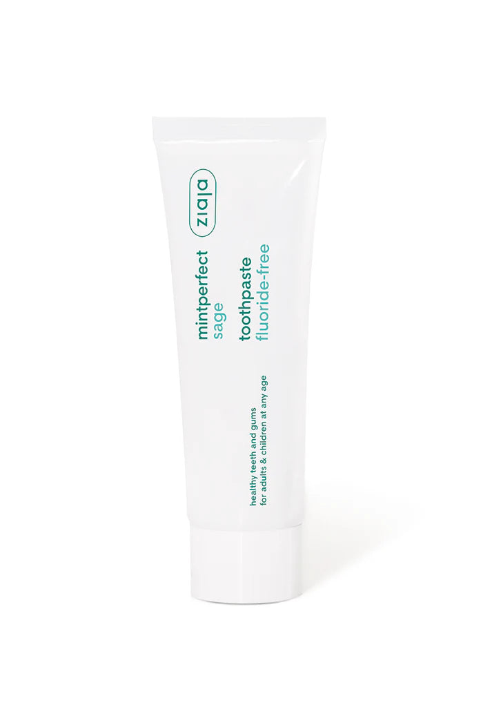 Ziaja Mintperfect Sage Toothpaste Fluoride Free - 75ml | جايا معجون أسنان برائحة النعناع خالي من الفلوريد - 75 مل