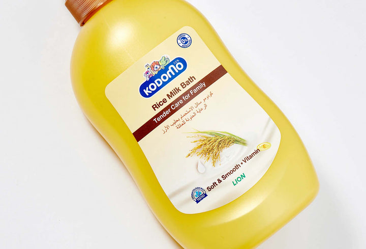 KODOMO RICE MILK BATH -750ML | كودومو جل الاستحمام بحليب الأرز - 750 مل