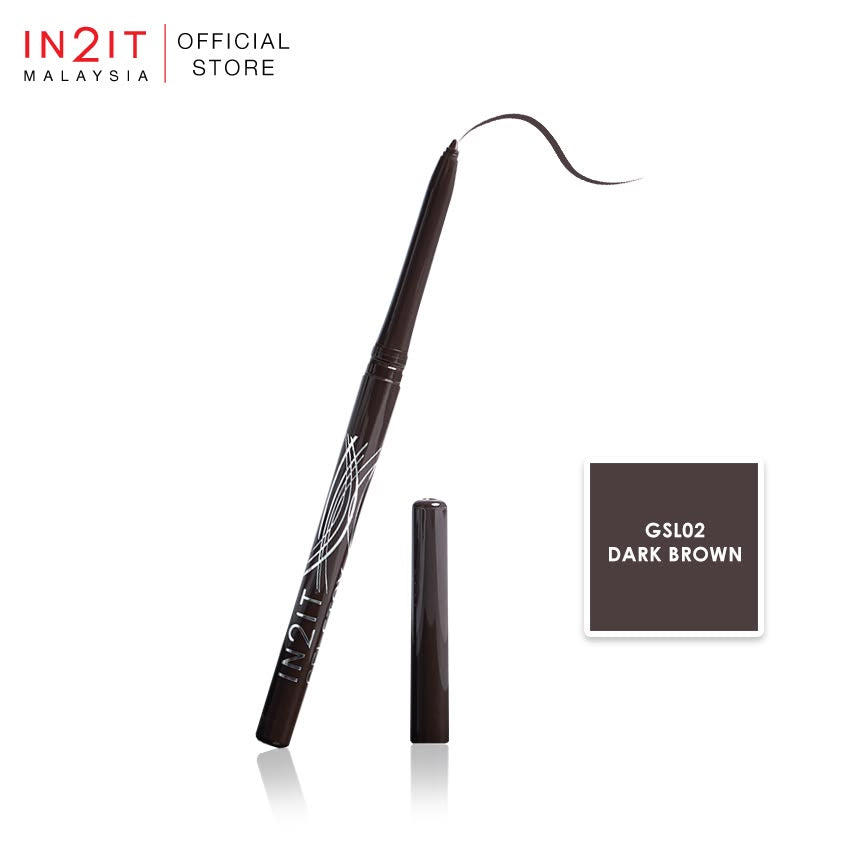 IN2IT Gel Stay Waterproof Gel Eyeliner Pen - 0.35g | ان تو ات قلم ايلاينر ضد الماء - 0.35 غرام
