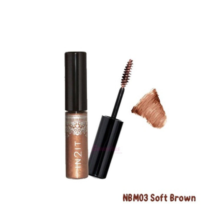 IN2IT Natural Brow Waterproof Eyebrow Mascara - 6g | ان تو ات ماسكارا حواجب - 6غ
