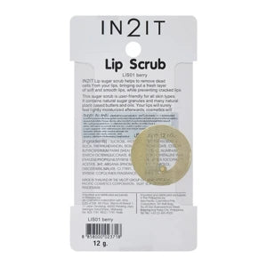 IN2IT Intuit Lip Scrub Berry Scent - 12g | ان تو ات سكراب شفاه برائحة التوت - 12غ