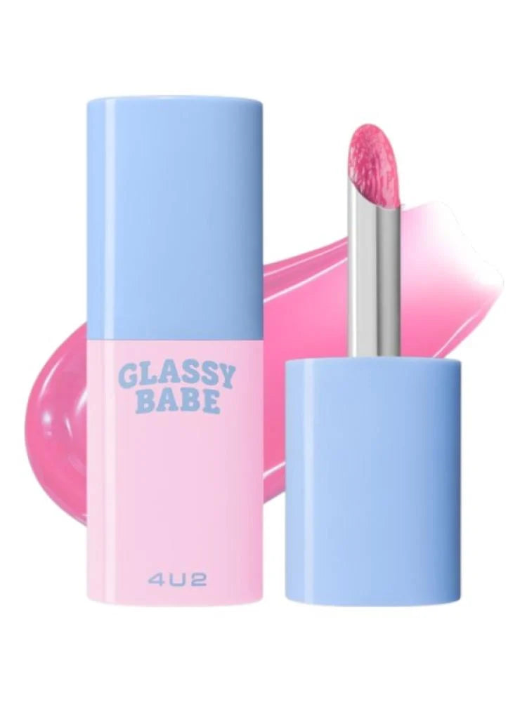 4U2 - Glassy Babe Lip Gloss - 4g | فور يو تو جلوس للشفاه بيبي - 4 غ