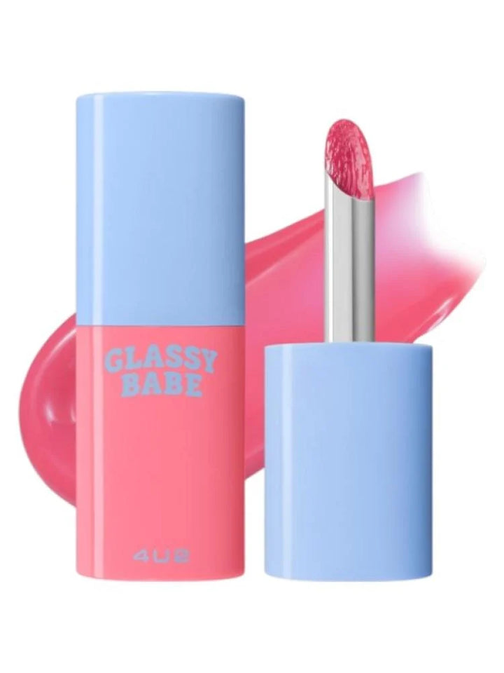 4U2 - Glassy Babe Lip Gloss - 4g | فور يو تو جلوس للشفاه بيبي - 4 غ