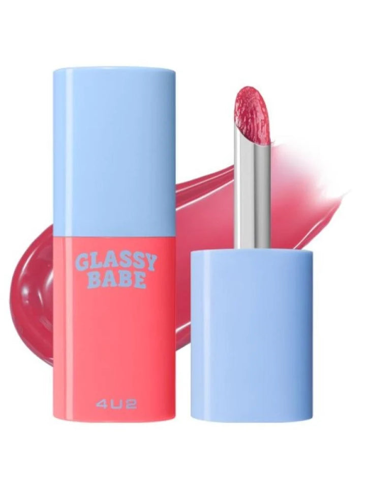 4U2 - Glassy Babe Lip Gloss - 4g | فور يو تو جلوس للشفاه بيبي - 4 غ