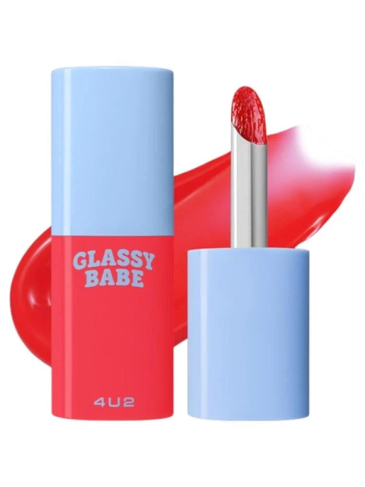 4U2 - Glassy Babe Lip Gloss - 4g | فور يو تو جلوس للشفاه بيبي - 4 غ
