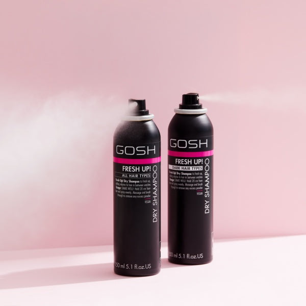 Gosh Fresh Up Dry Shampoo For Dark Hair - 150ml | جوش شامبو جاف - 150 مل