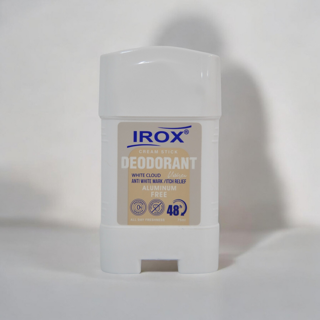 Irox white cloud deodorant women - 75ml | ايروكستيك مزيل عرق كريمة سحاب أبيض - 75مل