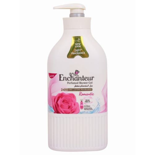 Enchanteur Perfumed Shower Gel Romantic - 550ml| انشانتر جل استحمام للجسم ومعطر -500مل
