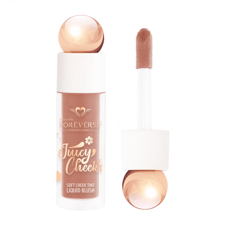 FOR EVER52 Juicy Shakes Soft Chic Liquid Blush - 6ml | فوريفر52 بلاش كريمي ناعم - 6 مل
