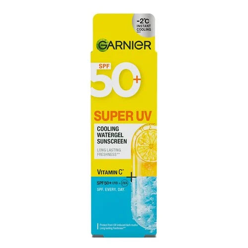 Garnier Super UV Cooling Water Gel Sunscreen - 30ml | غارنييه سوبر UV واقي شمس جل مائي مبرد - 30 مل