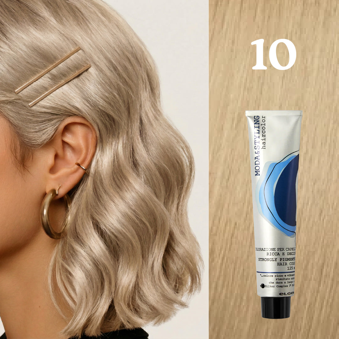 Elgon Moda&styling Haircolor Strongly Pigmented Hair Color - 125ml | ايلكون صبغة شعر مودا ستايلنج - 125مل