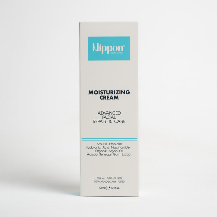 Nippon Moisturizing Cream Advanced Facial & Care Hyaluronic Acid - 100ml | نيبون كريم مرطب للوجه بالهيالورونيك اسيد - 100 مل