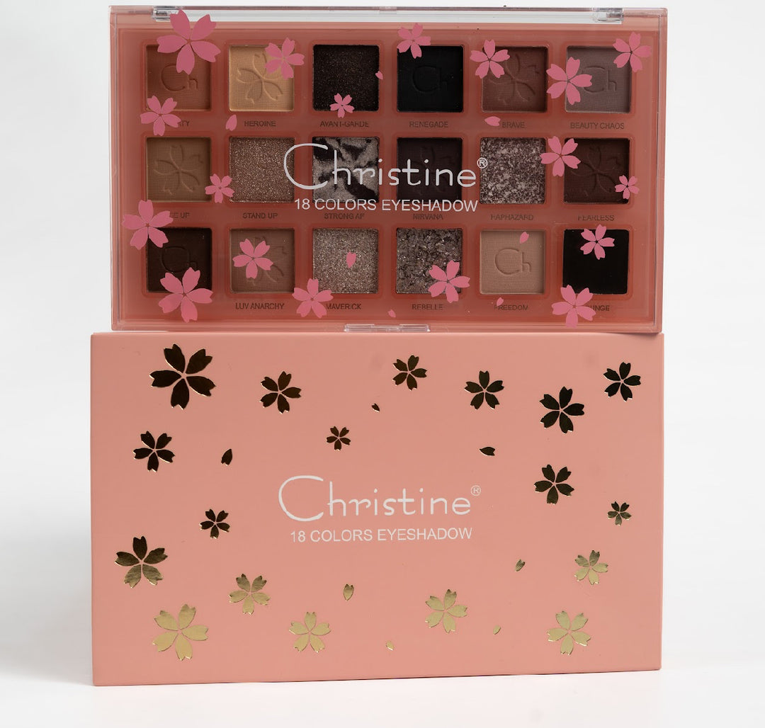 Christine 18 Colour Eyeshadow | كريستين اي شادو