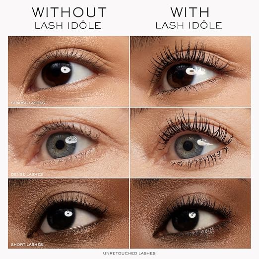 LANCOME Idols Lash Lifting Volumising Mascara - Glossy Black - 5ml | لانكوم ماسكارا أسود لامع- 5مل