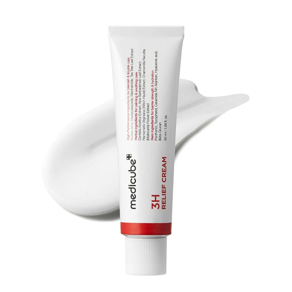 Medicube 3H Relief Cream - 50ml | ميدي كيوب مرطب يومي مهدئ - 50 مل
