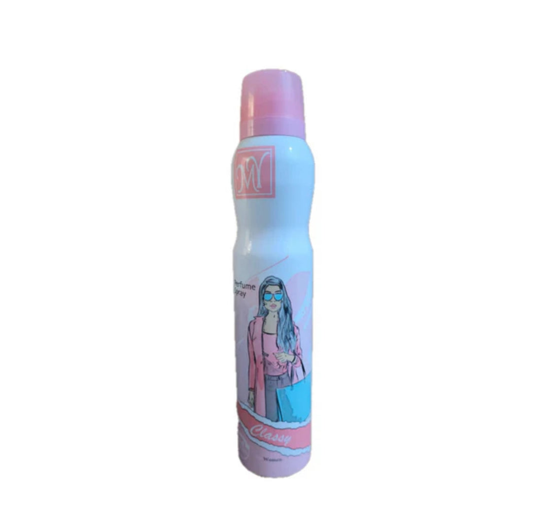 M .Y Perfume Spray 24h For Women - 200ml | ام واي بخاخ مزيل تعرق للنساء 24 ساعة - 200 مل