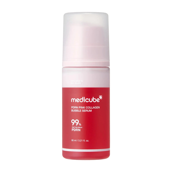 Medicube PDRN Pink Collagen Bubble Serum - 95ml | ميدي كيوب سيروم فقاعات بي دي آر إن والكولاجين الوردي – 95 مل