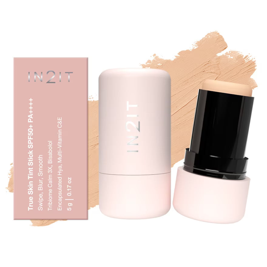 IN2IT True Skin Tint Stick Spf50+ PA++++ - 5g | ان تو ات ستيك تينت للبشرة  - 5 غ