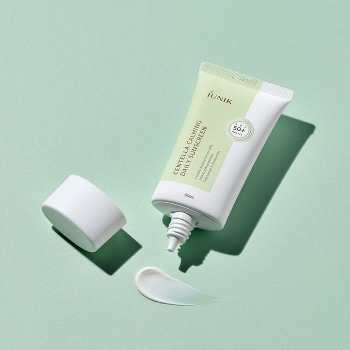iUNIK Centella Calming Daily Sunscreen - 60ml | ايونيك واقي شمسي بخلاصة السنتيلا مهدئ للبشرة - 60 مل