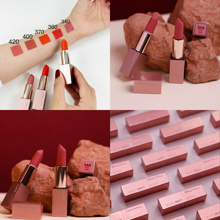 BeYu Velvet Matt Lipstick - 4.0ml | بيو أحمر شفاه مخملي - 4 مل