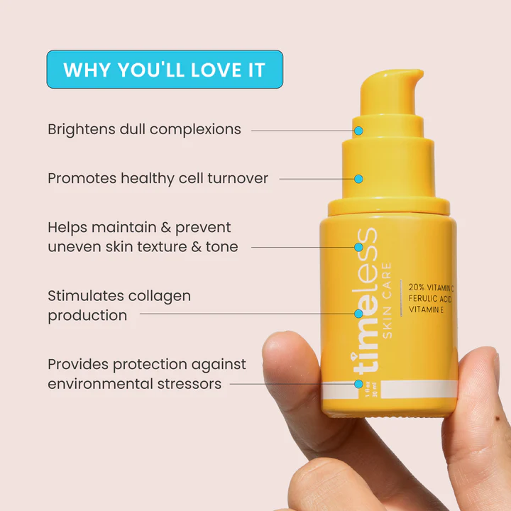 timeless Skin Care, 20% Vitamin C Serum - 30ml | تايمليس سيروم 20% فيتامين ج وحمض الفيوريك - 30مل #2