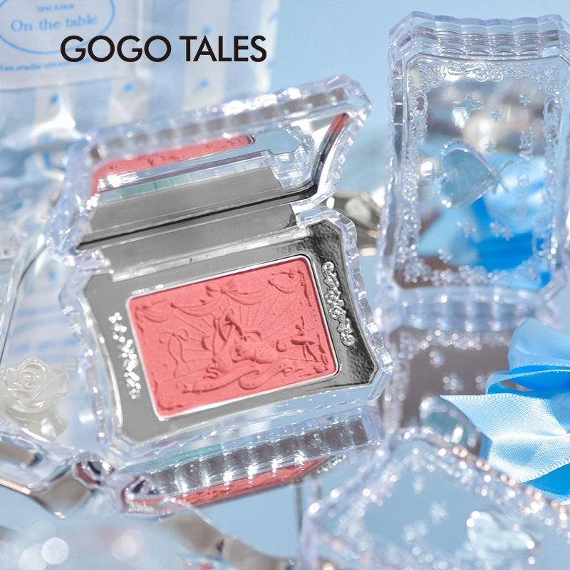 GOGO TALES Heartfelt Crystal Gentle Mist Blush Palettr - 4.5g | غوغو تيلز بلاشر - 4.5غ