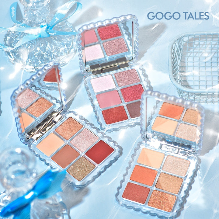 GOGO TALES Crystal Slipper Dreamy Eyeshadow Palette - 7.8g |جوجو تيلز باليت ظلال عيون- 7.8 غرام